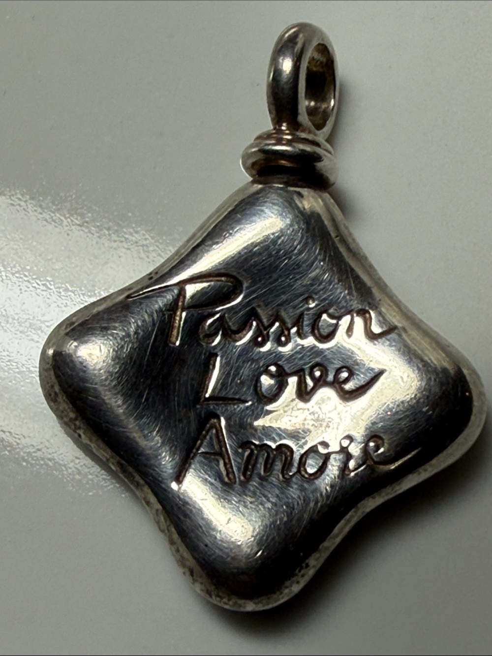 Passion Love Amore 925 Silver Pendant Charm